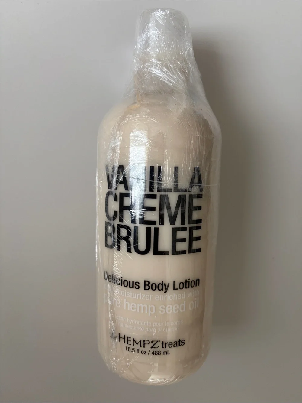 Hempz Treats Vanilla Creme Brulee Body Lotion BROKEN PUMP! Otherwise NEW
